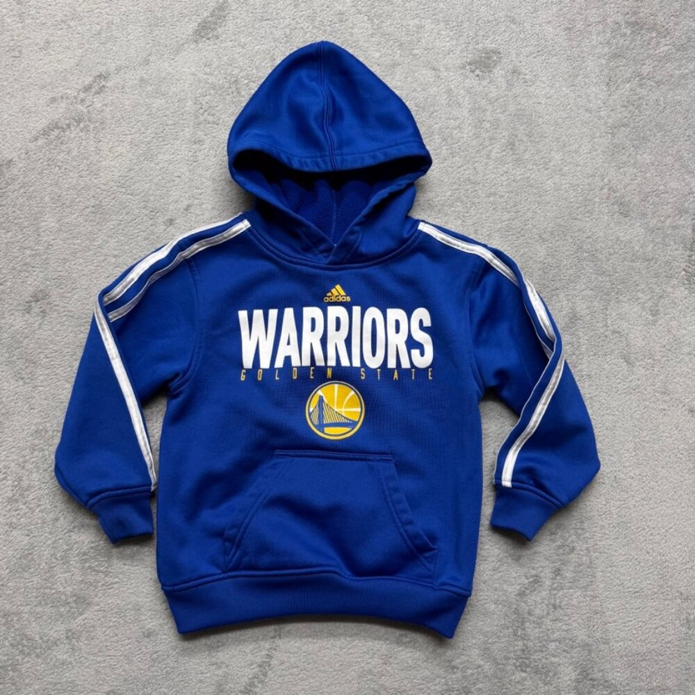 Golden State Warriors Adidas Pullover Hoodie Boys Size Medium‎ (5/6)